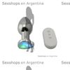 Plug anal con forma de corazon, vibracion y control remoto Medium